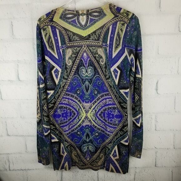 Chico's V-neck Cardigan Tunic. - Picture 4 of 7